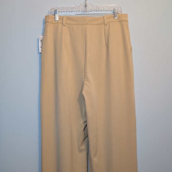 AND NOW THIS Khaki Wide Leg Women's Pants - Picture 3 of 9